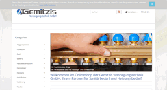 Desktop Screenshot of heizung-sanitaershop.com
